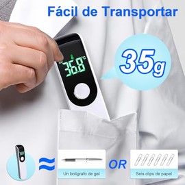 Termometro Digital Portátil, Termometro Infrarrojo 1 Segundo de Lectura                                                                               