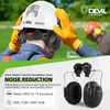 GREEN DEVIL Industrial Chainsaw Helmet with Face Shield Built in