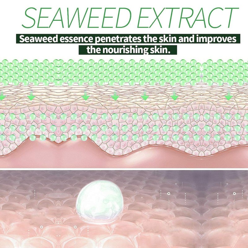 YiJiaBa Seaweed Under Eye Masks, Moisturizing, Nourishing, Improving Dark Circles,