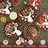 Rabbit Dance 168 PCS Reindeer Paper Plates Disposable Paper Plates