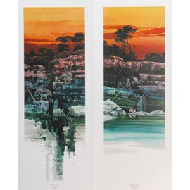 Michael Atkinson EVENING VISTA l & ll TWO PRINT SET S/N
