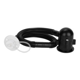 Camco Flexible Camper/RV Drain | Designed for Campers w/Single Sink and No Holding Tanks | Includes 25” of ¾-Inch ID Hose | Crafted of Heavy-Duty Chemical-Resilient Polymer (37420)