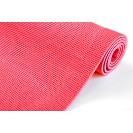 Mind Reader YOGAPVC-RED All Purpose Extra Thick Yoga Fitness & Exercise Mats with Carrying Strap, High Density Anti-Tear