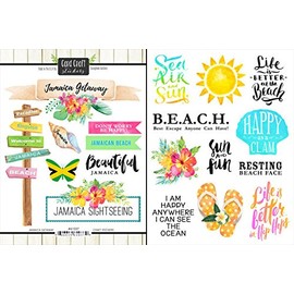 Jamaica Getaway Scrapbook Stickers (61037)