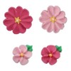 Pink Daisy Collection Sugar Decorations - 14 Pack