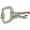 KS Tools 115.1178 C-clamps with pads-American type, 0-25mm