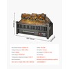VEVOR 20 Inch Electric Fireplace Log Heater, Fireplace Insert with