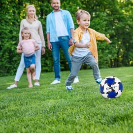 ICAST Kids Football Ball Size 5 - Lightweight, Durable Football for Young Players