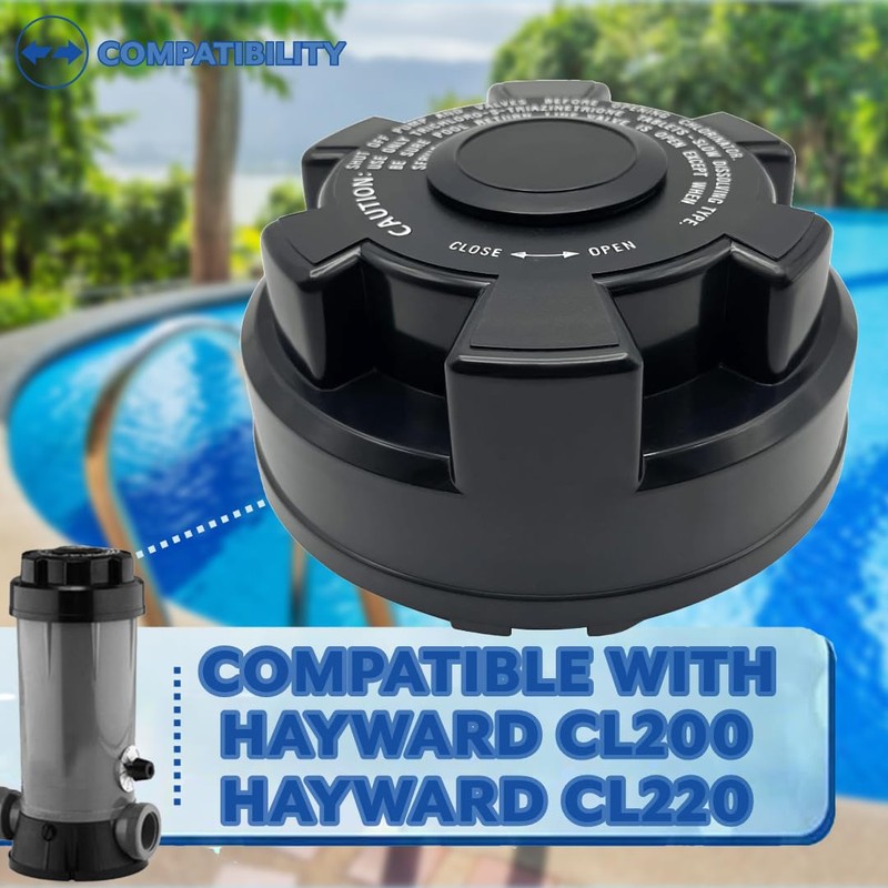 Poolzilla CLX200CA Chlorinator Replacement Lid Cover Compatible with Hayward CL200