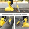 Long Handle Heavy Duty Broom and Dustpan Set, Outdoor and