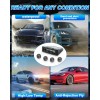 SHENKENUO LCD Wireless Solar TPMS Car Tire Pressure Monitoring System