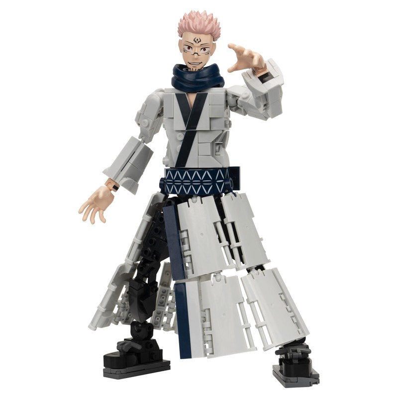 BLDR Ryomen Sukuna Buildable Action Figure Construction Set 0038-12-Inch Articulated