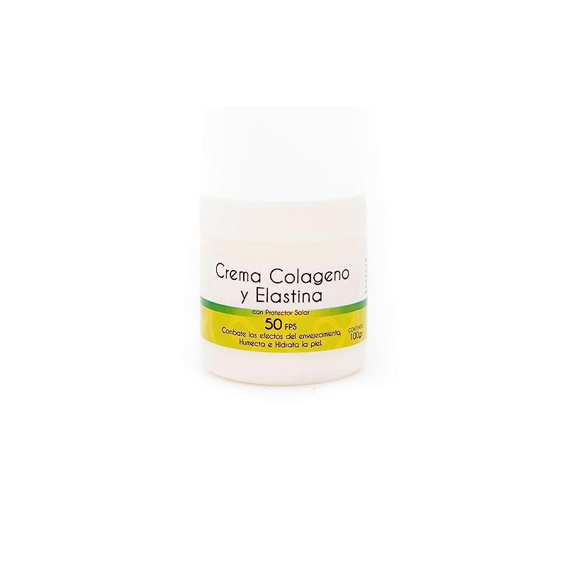 Crema de Colageno Con Elastina 50 FPS Lenico 100 gr