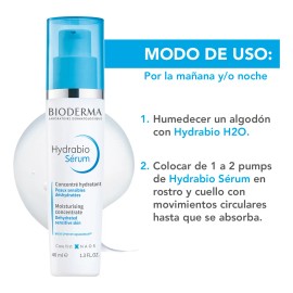💧✨ Bioderma Hydrabio Sérum – Hidratación Intensa Día y Noche para Piel Sensible, 40 ml 🌿🌙
