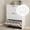AIXITONG 1 Pair Shoe Cabinet Shelf Home Plastic Hollowed Two