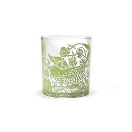 Half Moon Bay Drinking Tumbler Cup For Your Favorite Beverage, 10 Oz Glass, Strawberry Thief