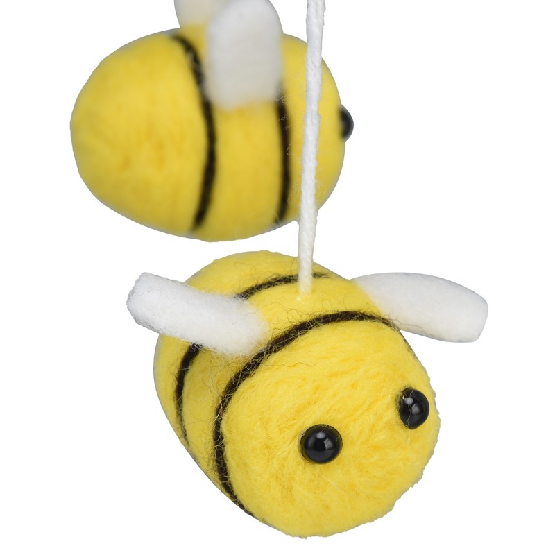 Baby Nursery Mobile Crib Hanging Mobile Decor with Honey Bee