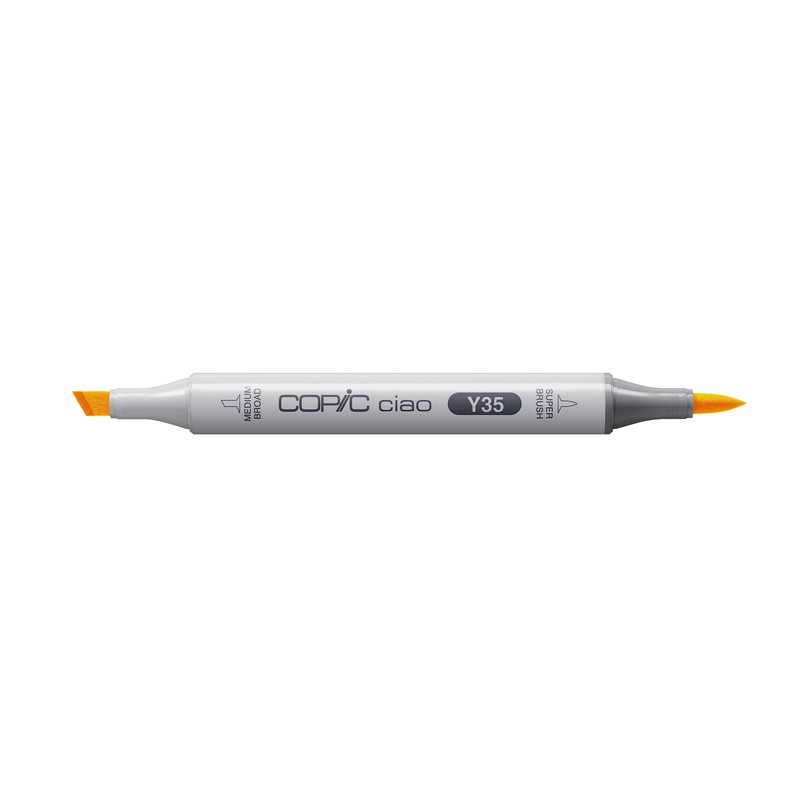 COPIC Ciao Coloured Marker Pen - (Y-35) Maize, For Art
