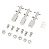 3pcs Toggle Switch Matte Chrome Coating Heavy Duty Toggle Flick