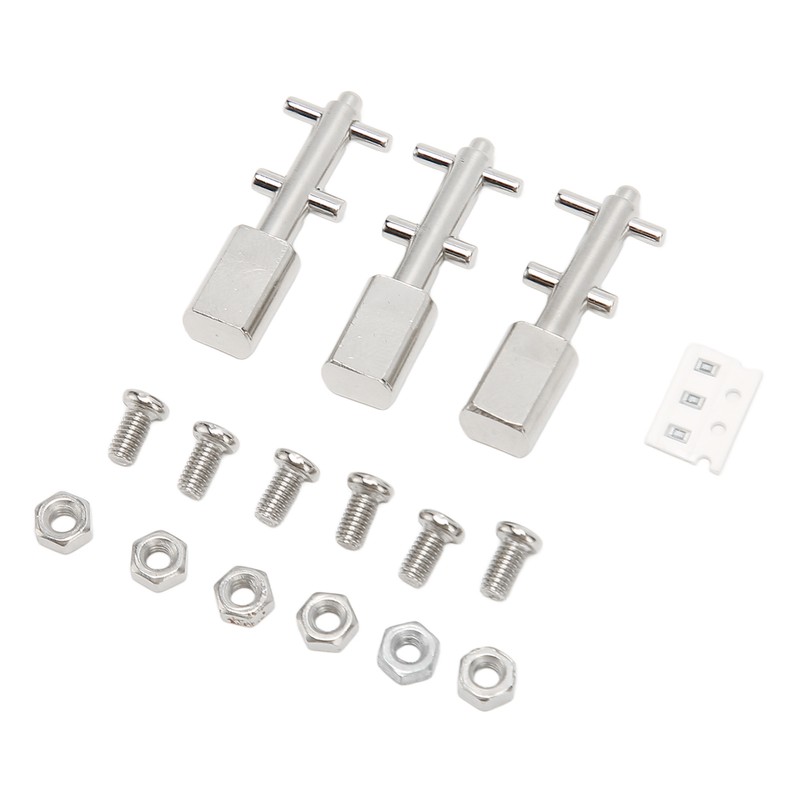 3pcs Toggle Switch Matte Chrome Coating Heavy Duty Toggle Flick