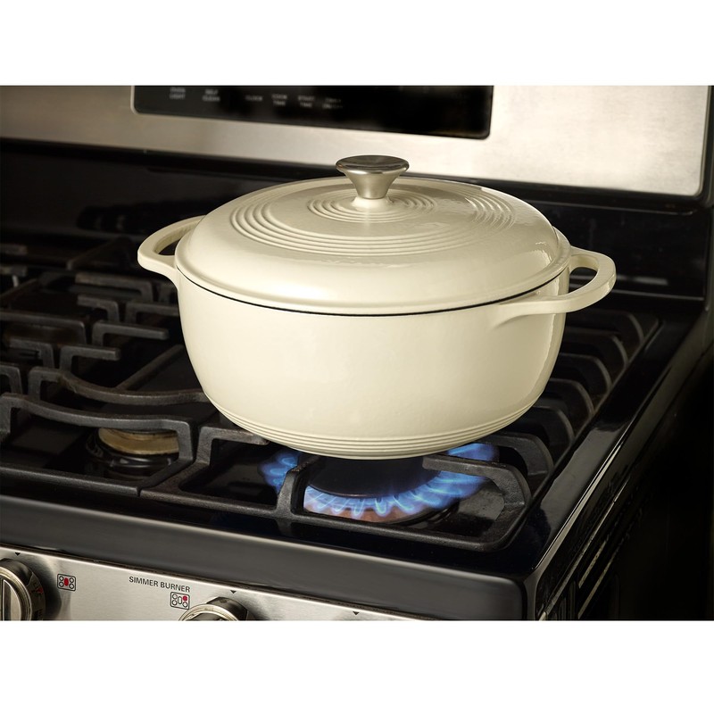 Mercer Culinary Enameled Cast Iron Round Dutch Oven, 6 qt.,