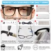 MARE AZZURO Photochromic Bifocal Reading Glasses Men Blue Light Blocking