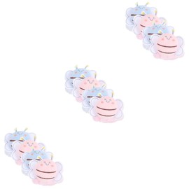 MAGICLULU 6pairs Wristbands for Girls Soft Absorbent Spa Wristbands for Washing Face Comfortable Cartoon Design for Makeup Yoga Skincare Includes Bands