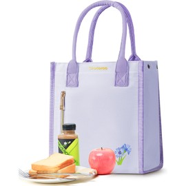 GLORIEROO Lunch Box Bag Women Girls - Insulated Leakproof Waterproof Lightweight Reusable Cooler for Work Picnic - Back to School Teacher Mothers Day Christmas Birthday Gifts