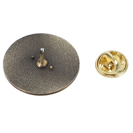 C0090 Eye of Horus Pin Egyptian Mythical Pin 0.8 inch (2 cm) Diameter Antique Metal Lapel Pin