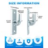 WENHUALI Wall Mount Gate Hinges 2 Pack Farm & Chain