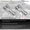 4PCS Car Battery Connectors, Positive and Negative Lead Top Post