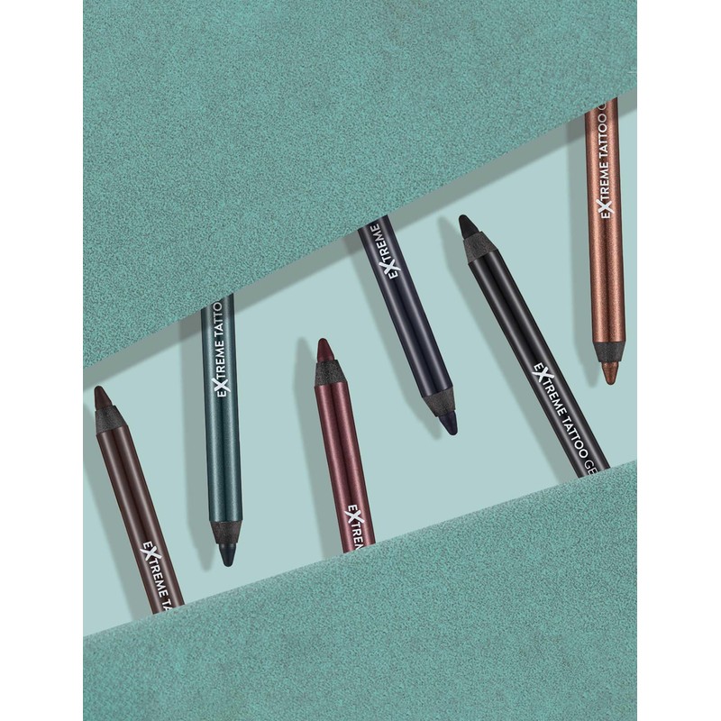 Flormar Eyeliner – Extreme Tattoo-Gelstift 001 Glitzernd Braun, 8682536028837 4700076-001,