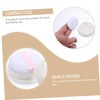 WOONEKY Small Cosmetic Container Set 2pcs Empty Powder Jars for