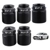 5Pcs Shifts Knob Adapter Aluminum Alloy Shifter Knob Thread Adapter