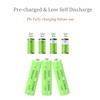 1.2v 2/3 AAA 400mah NiMH Rechargeable Batteries with Button Top