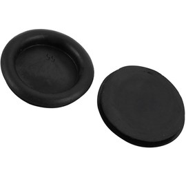 TA-VIGOR 2Pcs Rubber Blanking Grommet, 55mm Black Rubber Grommets Electrical Holes Cable Wire Gaskets Protector for Wires, Plugs, Cables Holes, Car, Boat, Pump, Plumbing, Cable Wiring