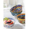 HENXFEN LEAD Small Dessert Bowls – 10 oz Boho Ceramic