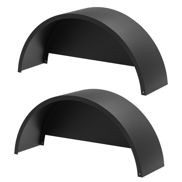 2 Pack Single Axle Trailer Fenders with Fenders Backs,Fits for