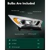 SCITOO Headlight Assembly Fit 2017-2019 for Ford Escape SE Right