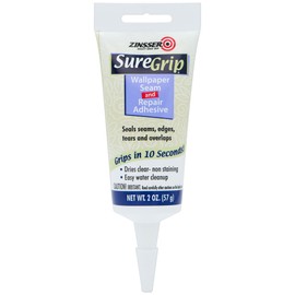 Zinsser 391498 SureGrip Wallpaper Seam and Repair Adhesive, 2 Ounce