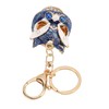 6pcs Lion Dance Keychains Cute Funny Exquisite Metal Rhinestone Chinese