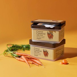 Skinfood 5-minute quick mask + emergency soothing/carrot carotene daily mask (30 sheets) / 스킨푸드 뽑아쓰는 5분 퀵 마스크+긴급진정/ 캐롯 카로틴 데일리 마스크 (30매)