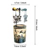 kingnero Carousel Candle Rotary Candle Holder Spinning Candleholder Metal Tea