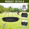 Briwooody 2 Sets 12.8'' Bird Seed Catcher Tray Platform Bird