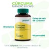 PRONAT | Cúrcuma Turmeric, Suplemento Alimenticio, 60 cápsulas de 750