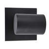Black GU10 Bulb Holder Modern Lamp Base Metal Light Socket