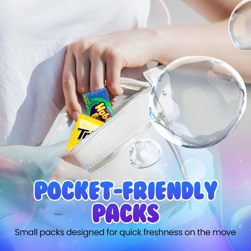 Fruit Flavored Chewing Gum Variety Pack by D.F. LUXURY -