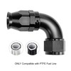 EVIL ENERGY 6AN 90 Degree PTFE One Piece Full Flow