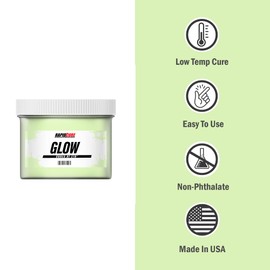 Rapid Cure® Screen Printing Ink Glow in The Dark (8oz.) - Plastisol Ink for Screen Printing, Fast Curing Fabric Paint - Screen Print Direct®, USA Made