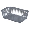Whitefurze Handy Basket, Silver, 25 cm